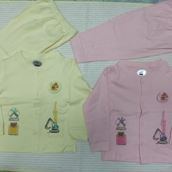 Baby Boys Construction Print Full Sleeve Two-Piece Set